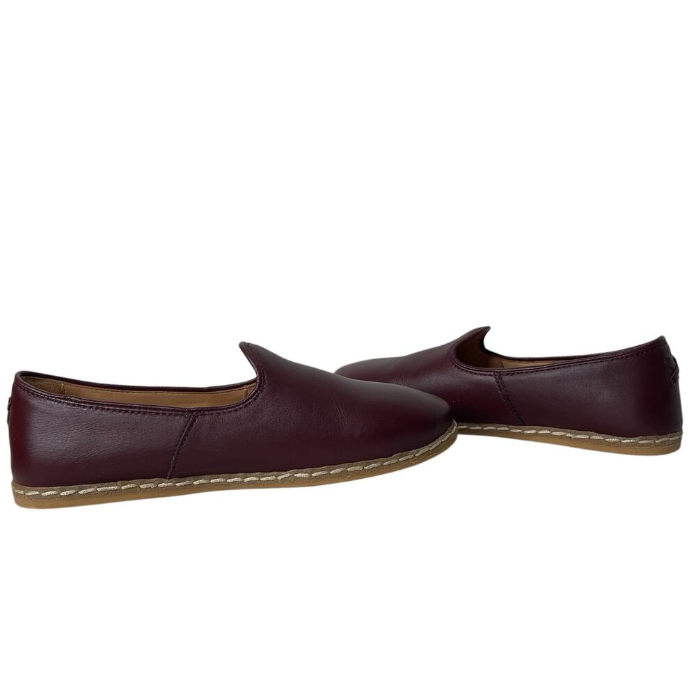 Charix Handmade Leather Bordeaux Slip on Unisex EU 41.5 comfort and style - Picture 7 of 7